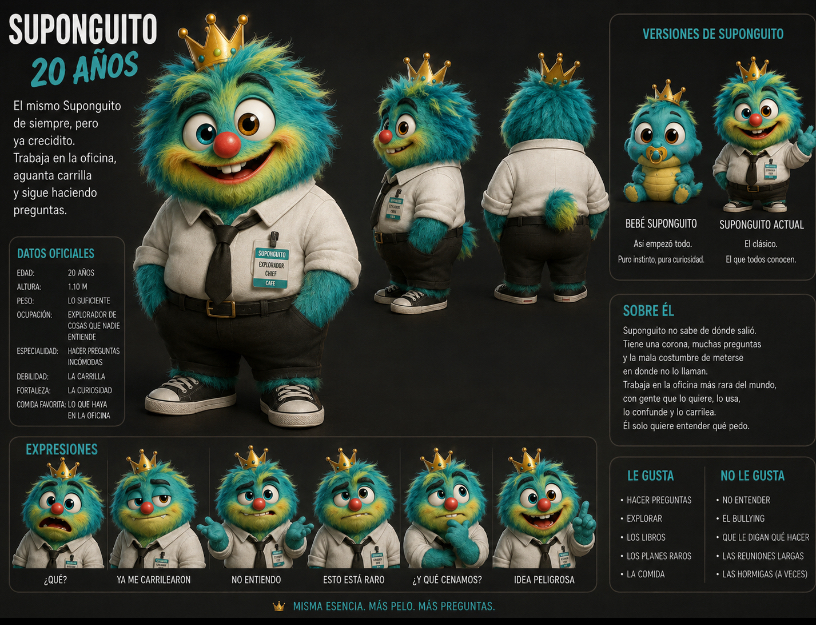Suponguito godín actual